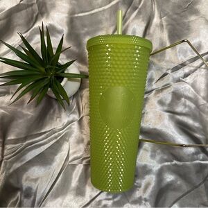 🌹Starbucks • 25oz Glow in the Dark Lime Green Tumbler